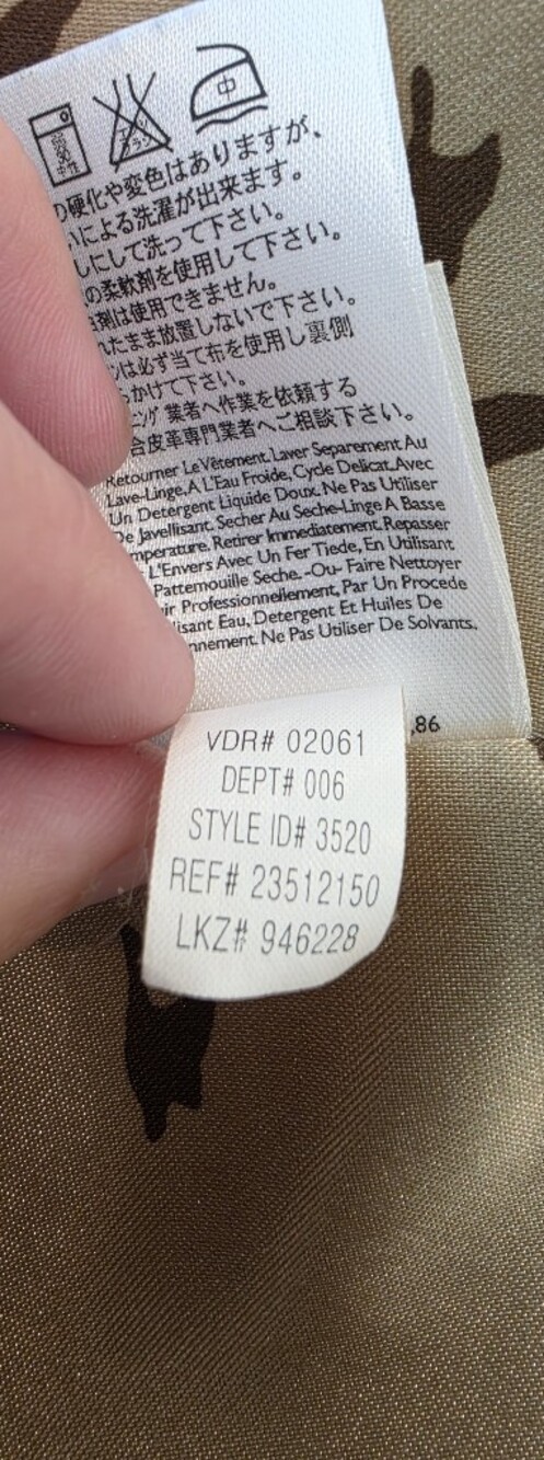Eddie Bauer Seattle Suede Leather Jacket L Tan Brown Safari Field Coat - Picture 11 of 13